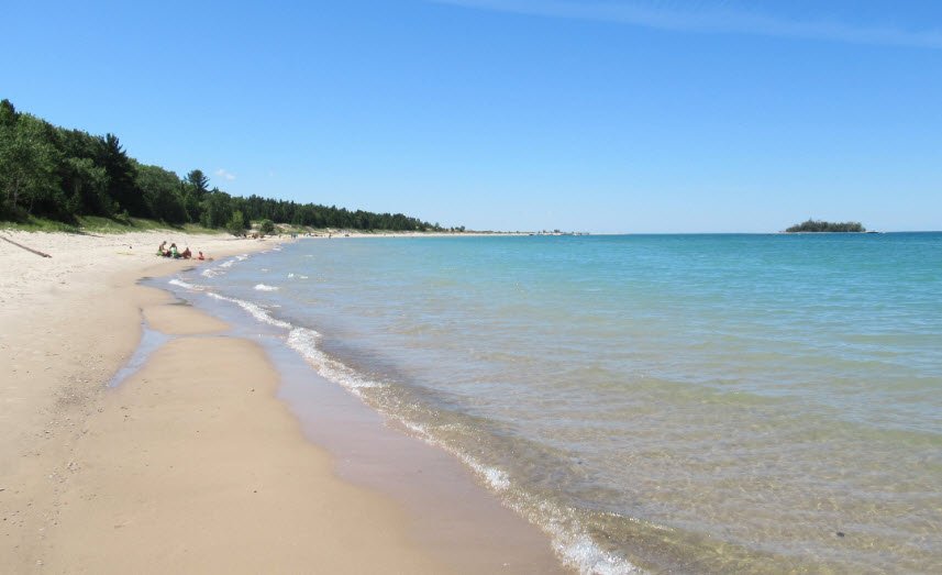 Fisherman's Island State Park, Michigan, USA